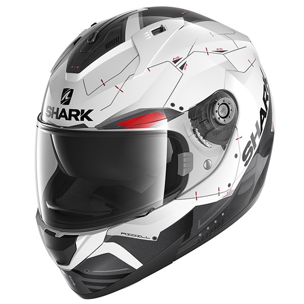 Shark Helmets Shark Ridill Mecca White Red Black
